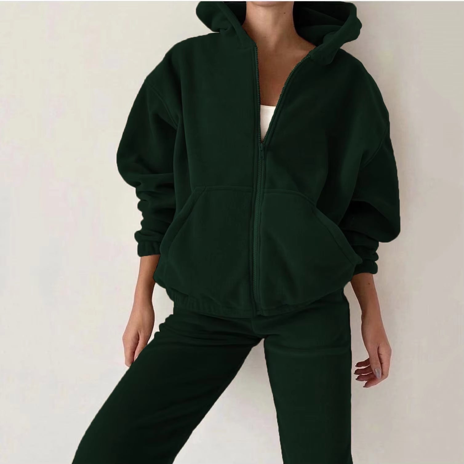 Winter Two Piece Sets Women Tracksuit Oversized Suit Autumn Trouser Suits Female Sweatshirt Clothing Sports Hoodie Sportswear