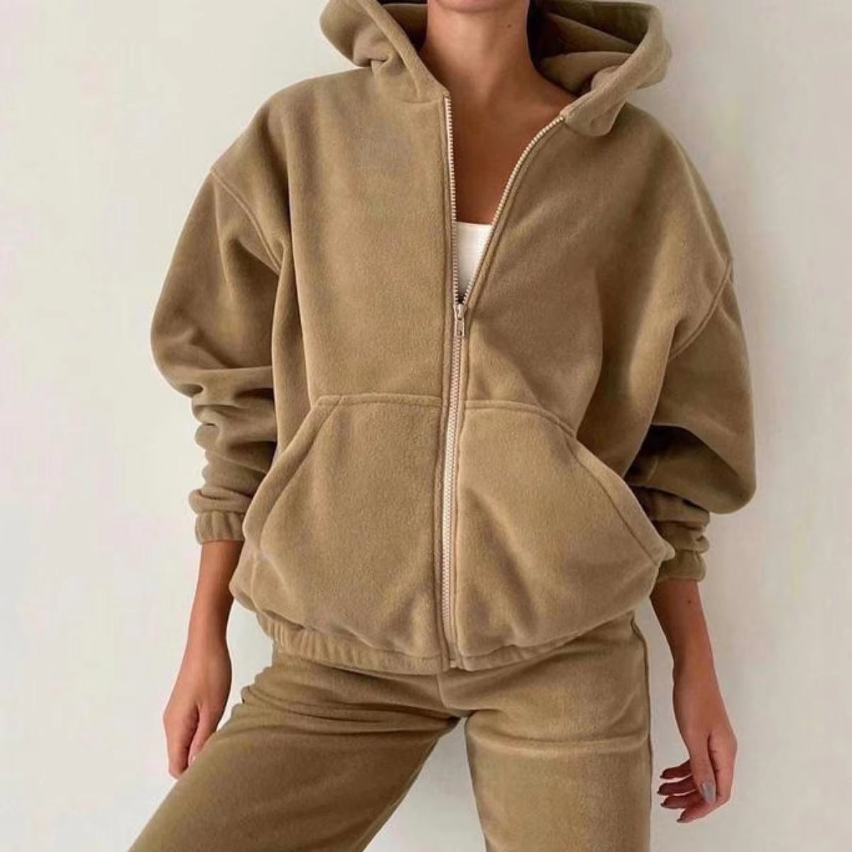 Winter Two Piece Sets Women Tracksuit Oversized Suit Autumn Trouser Suits Female Sweatshirt Clothing Sports Hoodie Sportswear