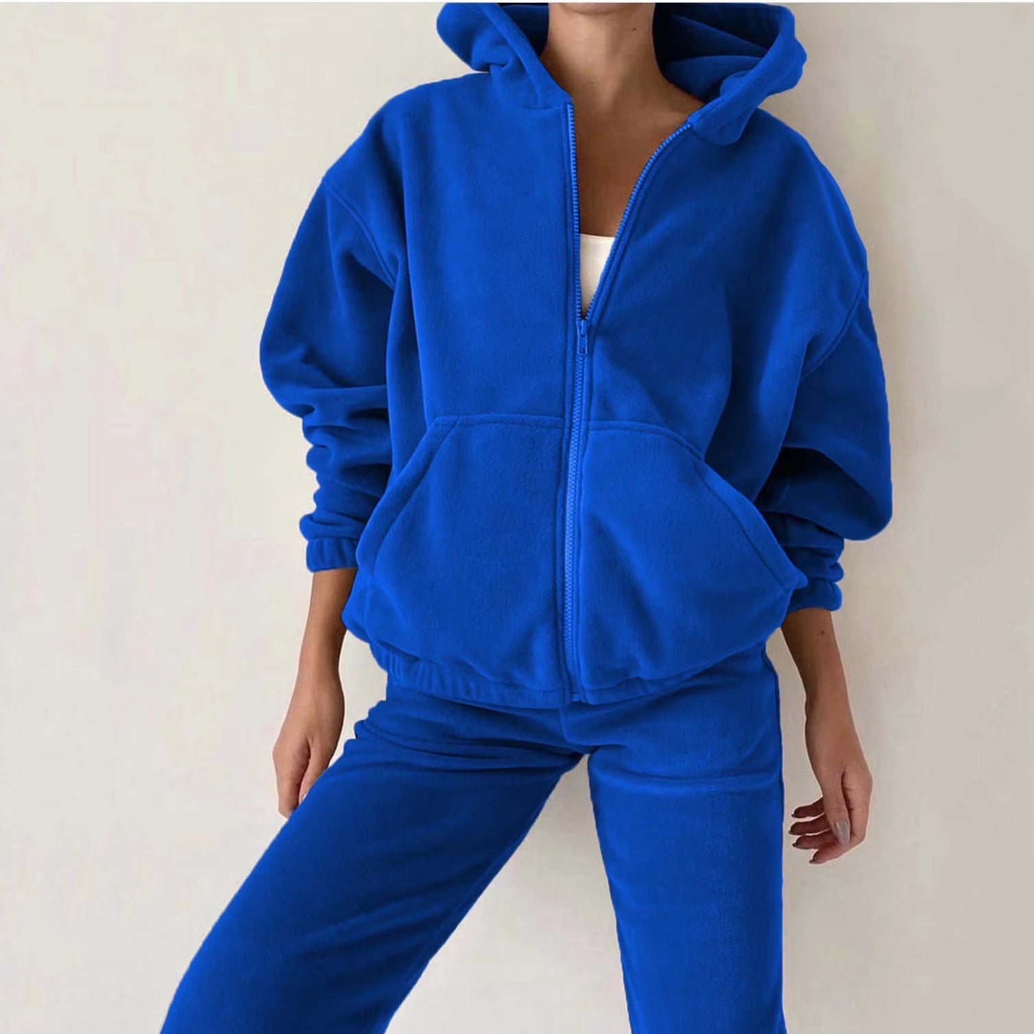 Winter Two Piece Sets Women Tracksuit Oversized Suit Autumn Trouser Suits Female Sweatshirt Clothing Sports Hoodie Sportswear