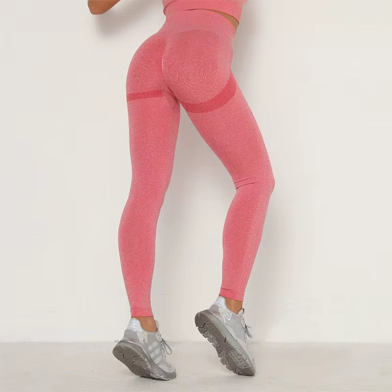 Women Yoga High Waist Leggings for Fitness Ladies Scrunch Bubble Butt Gym Sports Workout Leggings Push up Fitness Female Legging