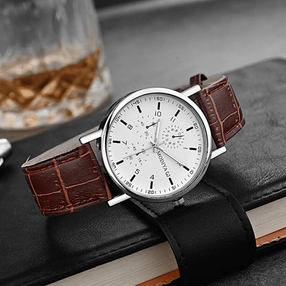 Casual Solid Color Buckle Quartz Women'S Watches