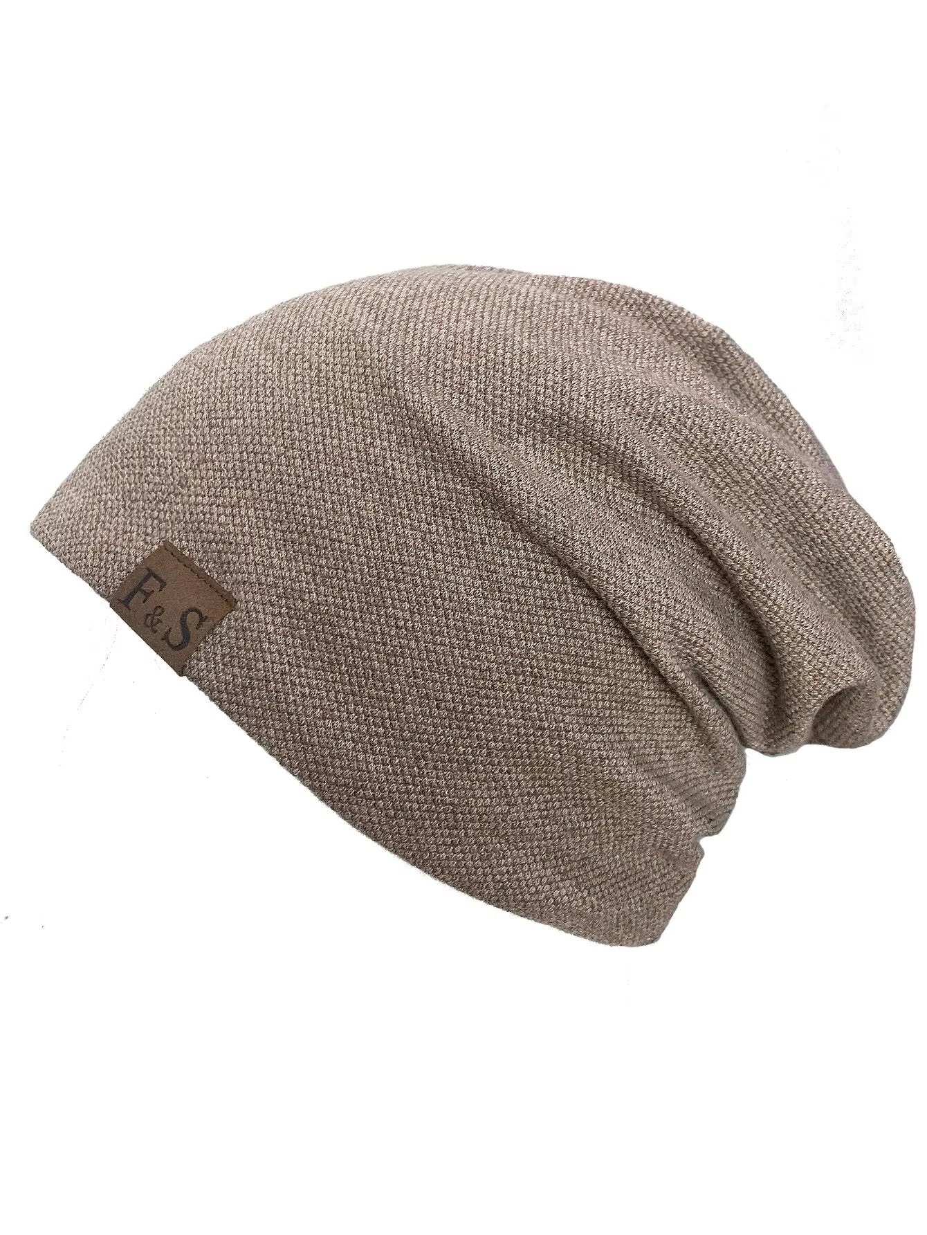 1Pcs Warm Knitted Beanie Hat for Men and Women - Fashionable Solidhip-Hop Style