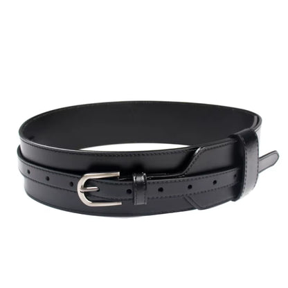 2020 New Designer Women'S Wide Black Brown Genuine Leather Belt Body Harness Belts for Women Luxury Designer Brand Waistband